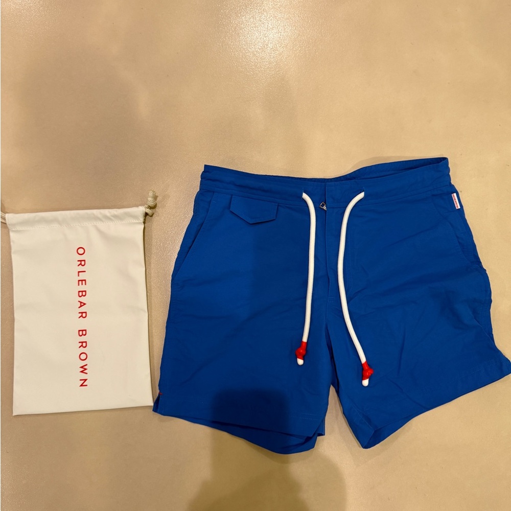 Orlebar Brown Royal Blue Swim Board Shorts - Picture 4 of 6